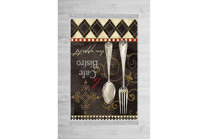 Homefesto Matta 80x150 cm, Multifärgad/Sammet