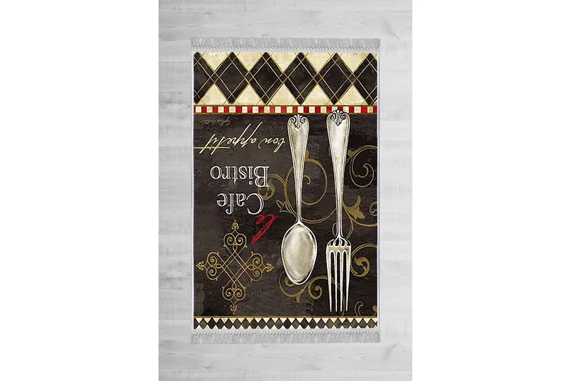 Homefesto Matta 80x150 cm, Multifärgad/Sammet