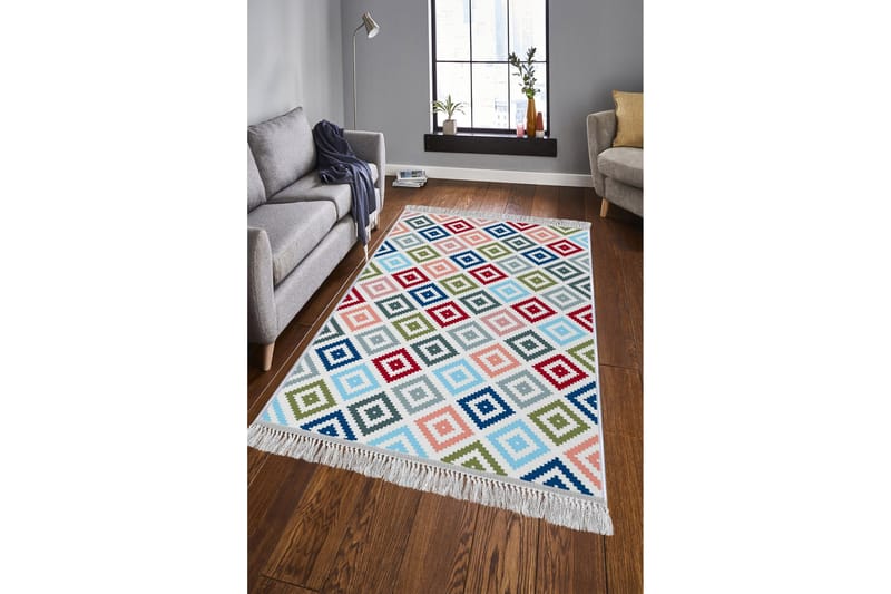 Homefesto Matta 80x150 cm - Multifärgad/Sammet - Textil & mattor - Mattor - Orientaliska mattor