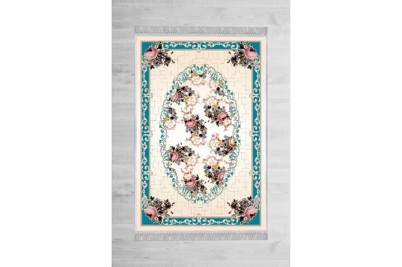 Homefesto Matta 80x150 cm - Multifärgad/Sammet - Textil & mattor - Mattor - Orientaliska mattor