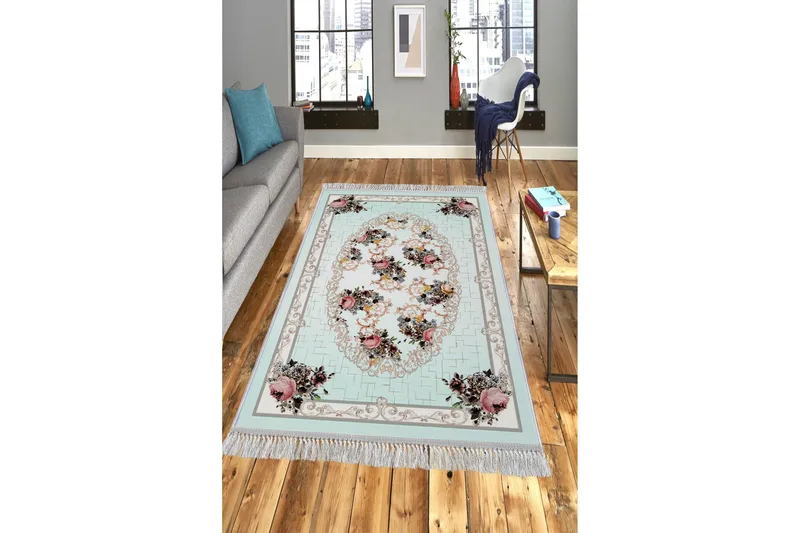 Homefesto Matta 80x150 cm, Multifärgad/Sammet