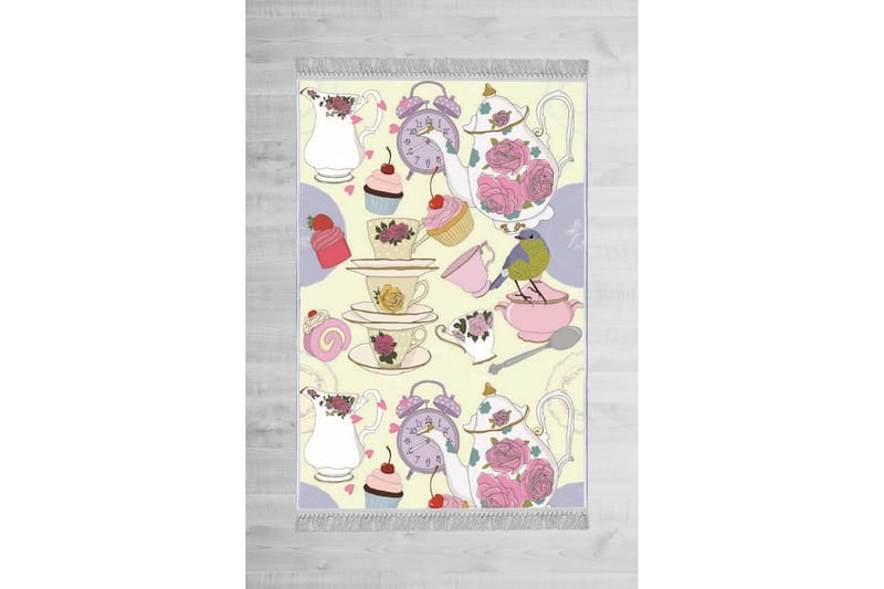 Homefesto Matta 80x200 cm, Multifärgad/Sammet