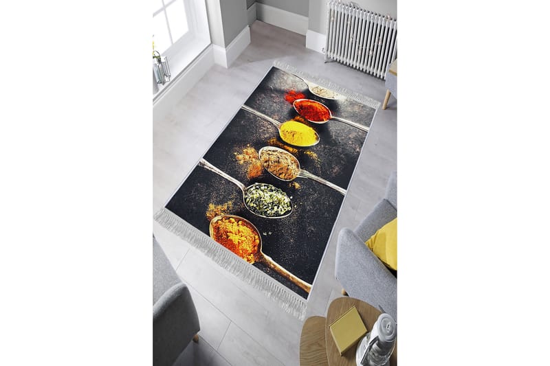 Homefesto Matta 80x200 cm - Multifärgad/Sammet - Textil & mattor - Mattor - Orientaliska mattor
