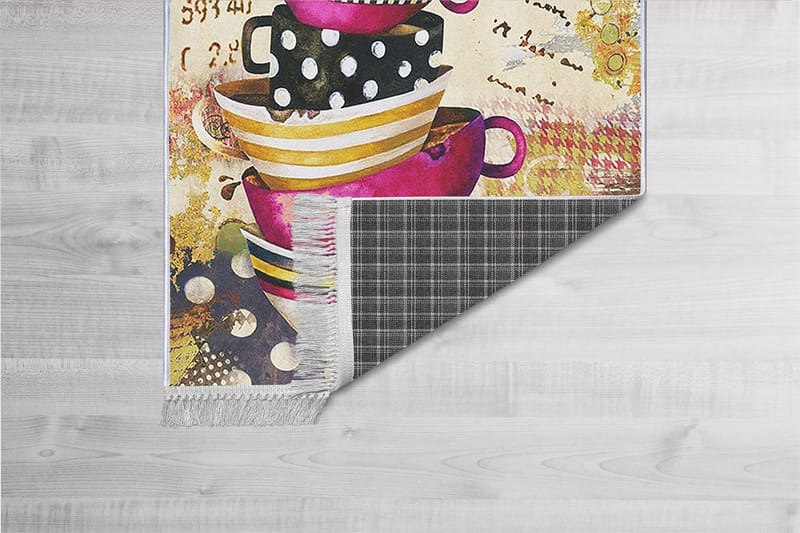 Homefesto Matta 80x200 cm - Multifärgad/Sammet - Textil & mattor - Mattor - Orientaliska mattor