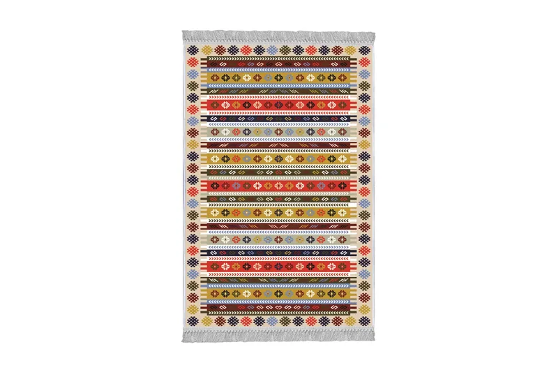 Homefesto Matta 80x200 cm - Multifärgad/Sammet - Textil & mattor - Mattor - Orientaliska mattor