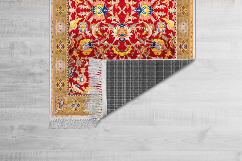 Homefesto Matta 80x200 cm - Multifärgad/Sammet - Textil & mattor - Mattor - Orientaliska mattor