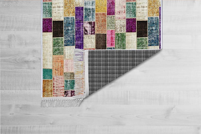 Homefesto Matta 80x200 cm - Multifärgad/Sammet - Textil & mattor - Mattor - Orientaliska mattor