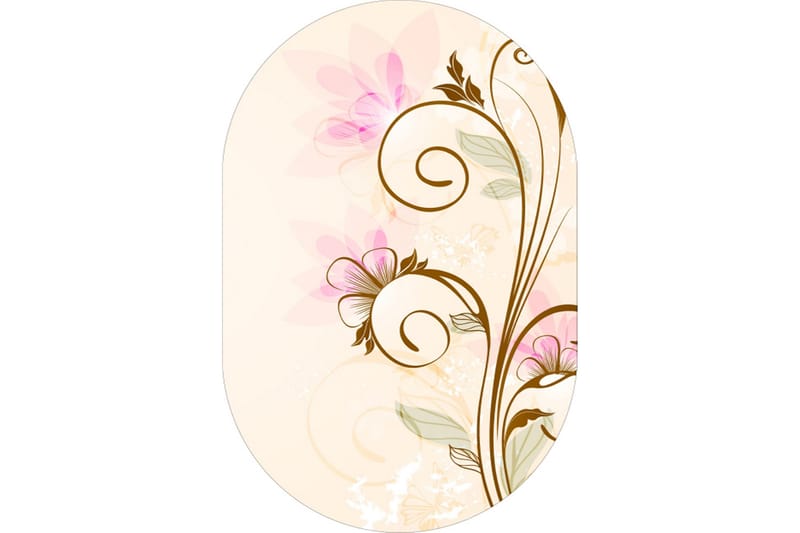 Homefesto Matta 80x200 cm, Multifärgad/Sammet