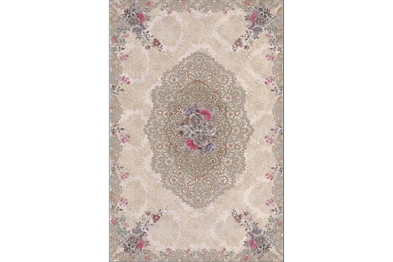 Homefesto Matta 80x200 cm - Multifärgad/Sammet - Textil & mattor - Mattor - Orientaliska mattor