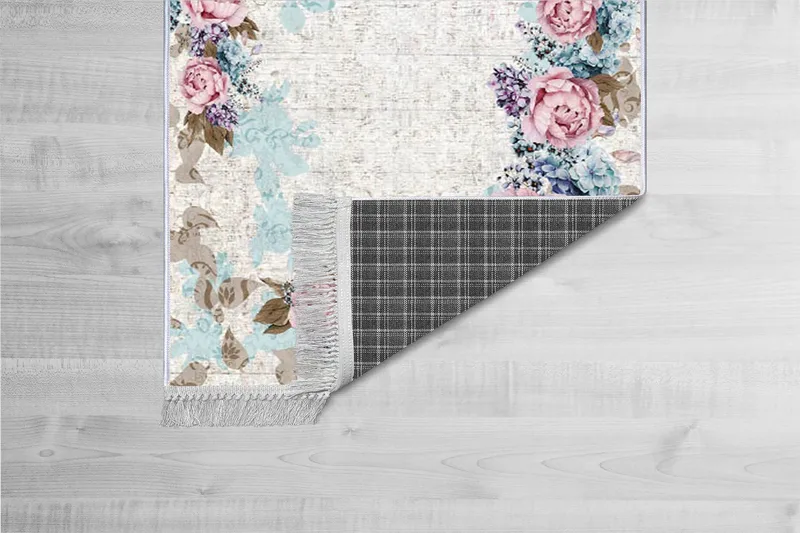 Homefesto Matta 80x200 cm - Multifärgad/Sammet - Textil & mattor - Mattor - Orientaliska mattor