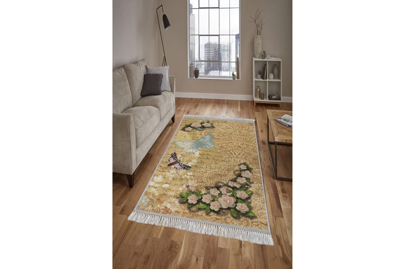 Homefesto Matta 80x200 cm - Multifärgad/Sammet - Textil & mattor - Mattor - Orientaliska mattor