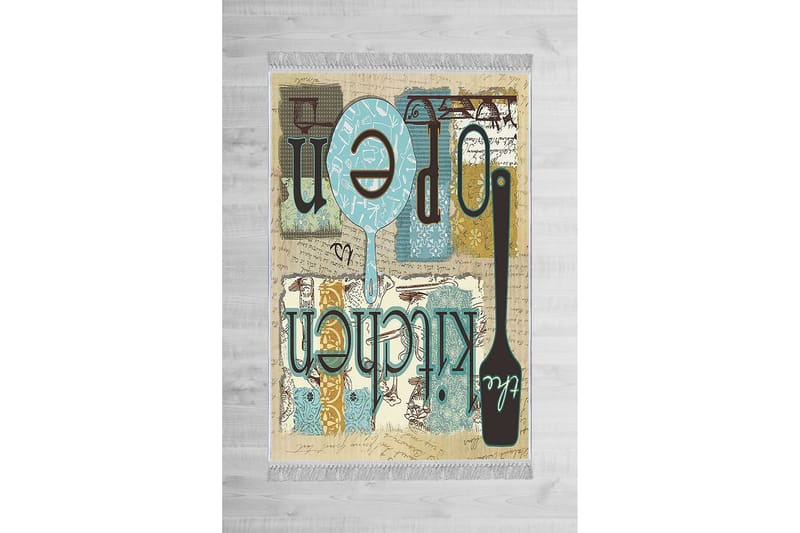 Homefesto Matta 80x200 cm - Multifärgad/Sammet - Textil & mattor - Mattor - Orientaliska mattor