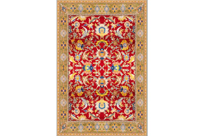 Homefesto Matta 80x200 cm - Multifärgad/Sammet - Textil & mattor - Mattor - Orientaliska mattor