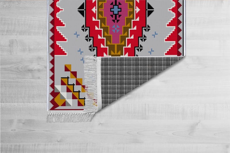 Homefesto Matta 80x200 cm - Multifärgad/Sammet - Textil & mattor - Mattor - Orientaliska mattor