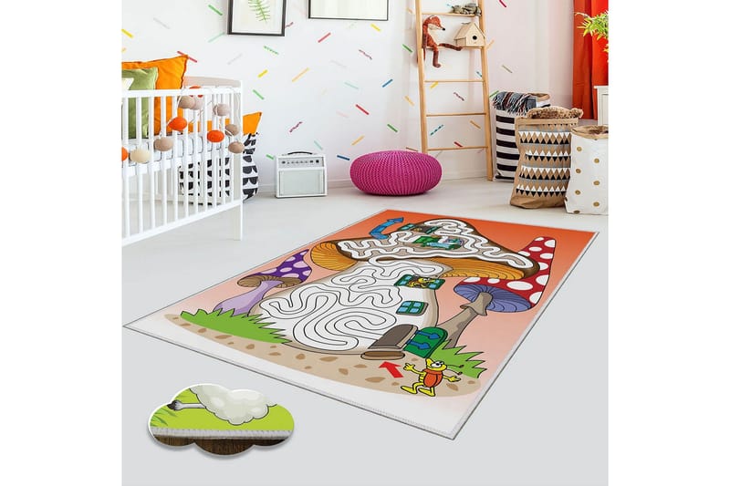 Homefesto Matta 80x300 cm, Multifärgad