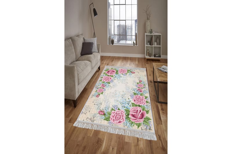 Homefesto Matta 80x300 cm - Multifärgad/Sammet - Textil & mattor - Mattor - Orientaliska mattor
