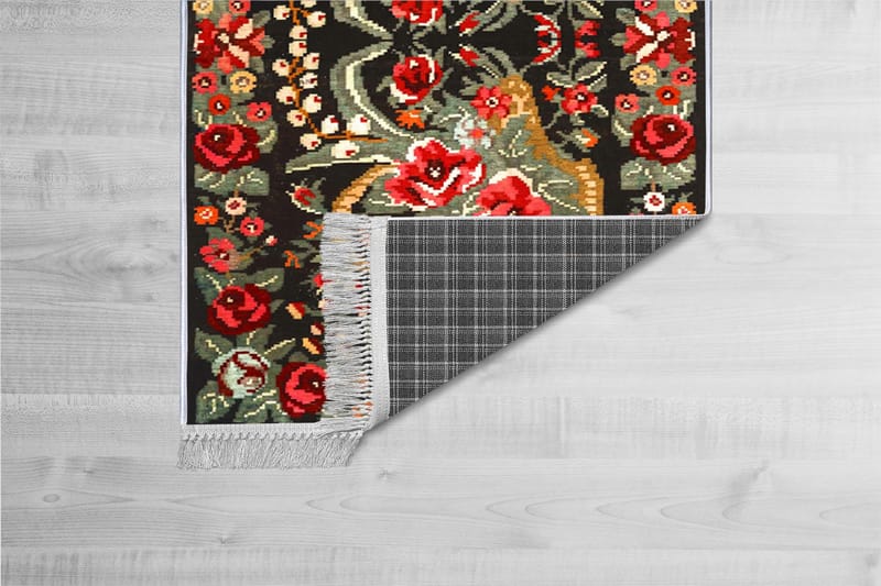 Homefesto Matta 80x300 cm - Multifärgad/Sammet - Textil & mattor - Mattor - Orientaliska mattor