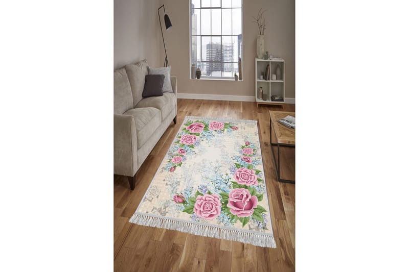 Homefesto Matta 80x300 cm - Multifärgad/Sammet - Textil & mattor - Mattor - Orientaliska mattor