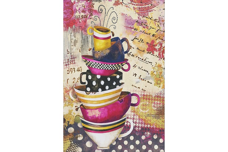 Homefesto Matta 80x300 cm, Multifärgad/Sammet