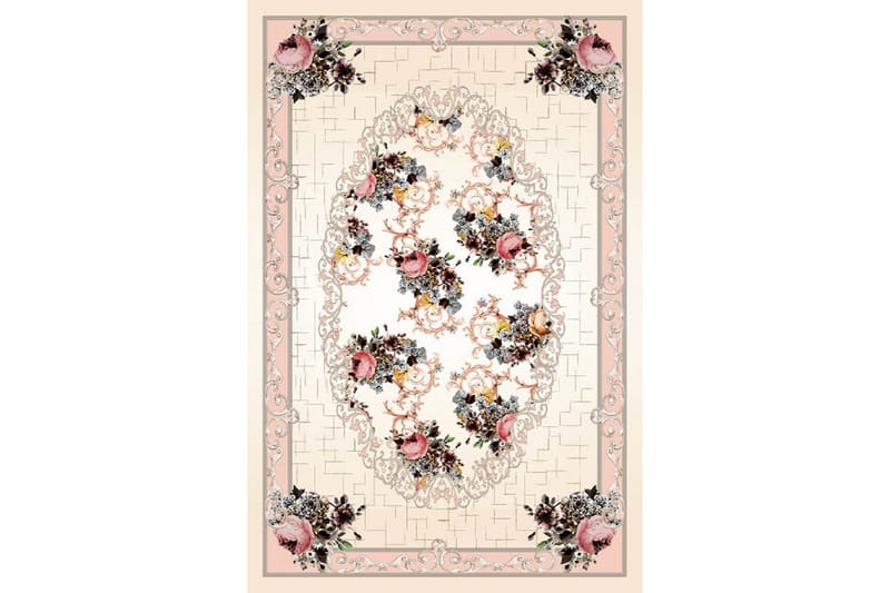 Homefesto Matta 80x300 cm - Multifärgad/Sammet - Textil & mattor - Mattor - Orientaliska mattor