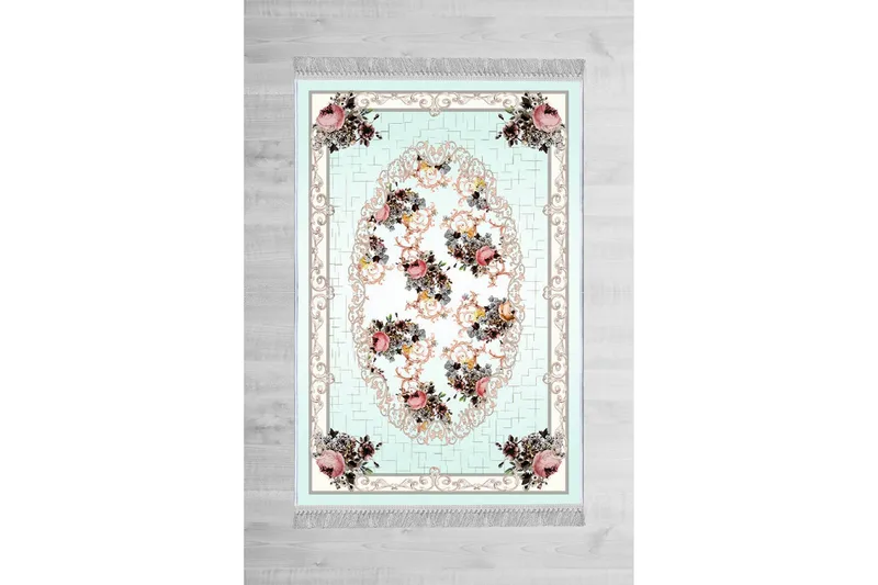 Homefesto Matta 80x300 cm - Multifärgad/Sammet - Textil & mattor - Mattor - Orientaliska mattor