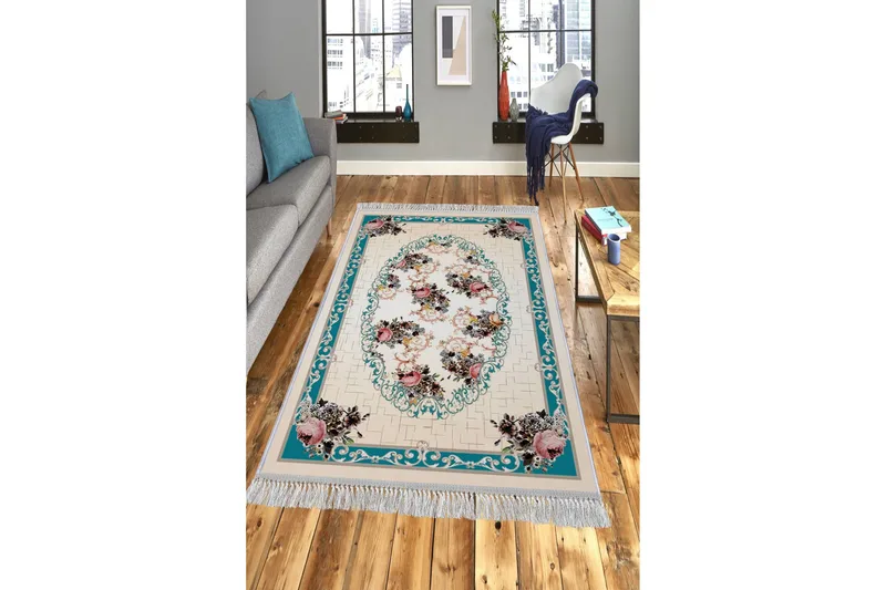 Homefesto Matta 80x300 cm, Multifärgad/Sammet