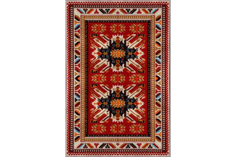 Homefesto Matta 80x300 cm - Multifärgad/Sammet - Textil & mattor - Mattor - Orientaliska mattor