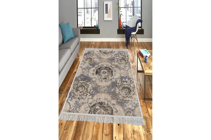 Homefesto Matta 80x300 cm, Multifärgad/Sammet