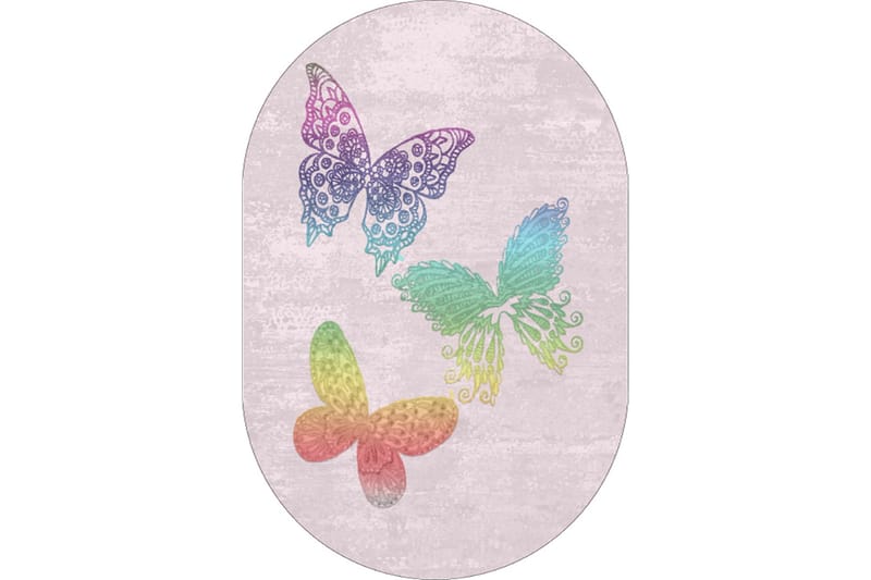 Homefesto Matta 80x300 cm, Multifärgad/Sammet