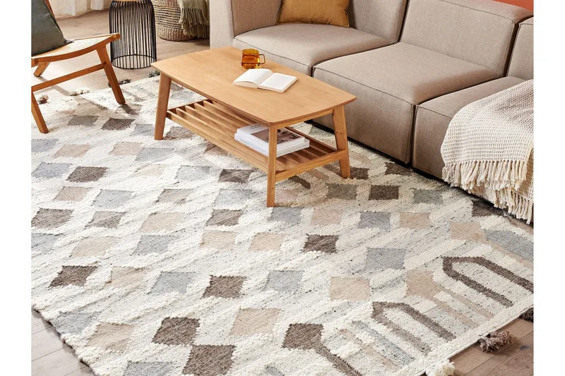 Kaghtsrashen Kelimmatta 200x300 cm - Beige - Textil & mattor - Mattor - Orientaliska mattor - Kelimmattor