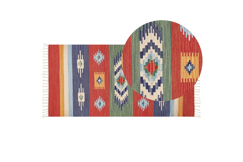Kamaris Kelimmatta 80x150 cm - Röd - Textil & mattor - Mattor - Orientaliska mattor - Kelimmattor