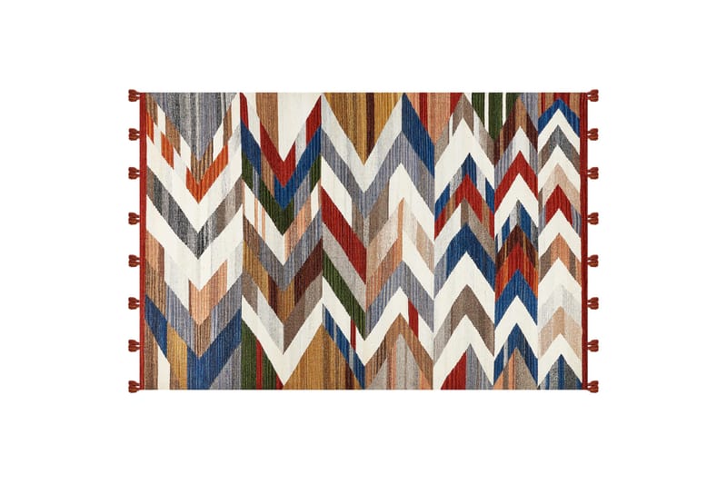 Kanakeravan Kelimmatta 200x300 cm - Röd - Textil & mattor - Mattor - Orientaliska mattor - Kelimmattor