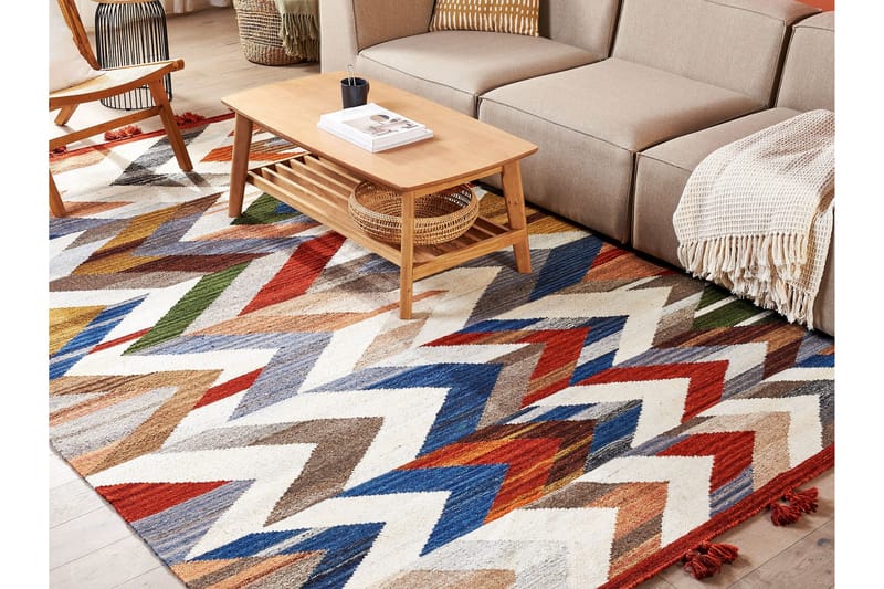 Kanakeravan Kelimmatta 200x300 cm - Röd - Textil & mattor - Mattor - Orientaliska mattor - Kelimmattor