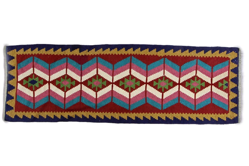 Handknuten Persisk Matta 65x190 cm Kelim - Flerfärgad - Kelimmattor