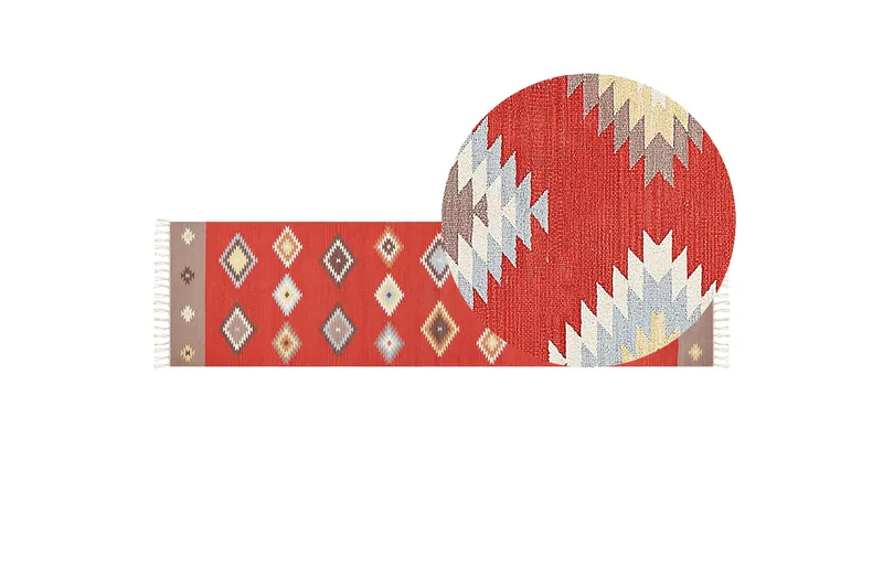 Lorut Kelimmatta 80x300 cm - Röd - Textil & mattor - Mattor - Orientaliska mattor - Kelimmattor