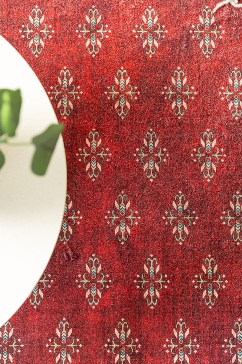 Maskinvävd Matta Tarfaya 240x340 cm - Röd - Textil & mattor - Mattor - Orientaliska mattor