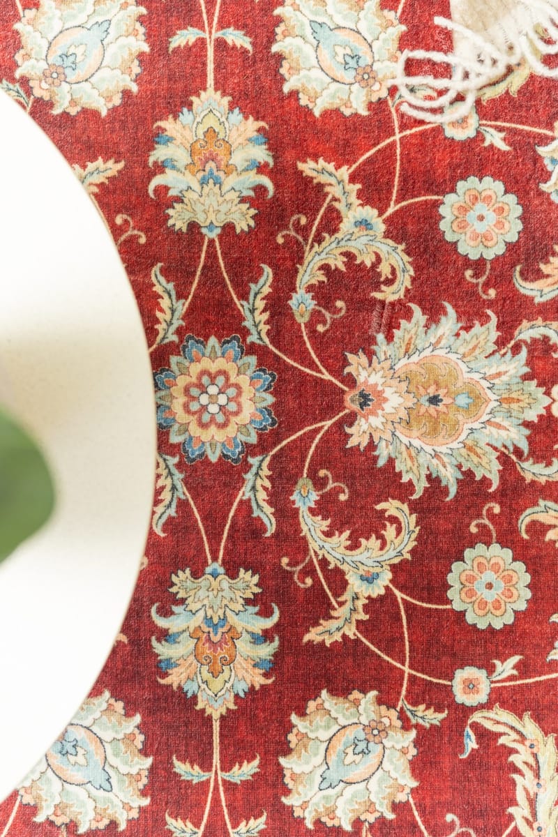 Maskinvävd Matta Tarfaya 80x150 cm - Röd - Textil & mattor - Mattor - Orientaliska mattor