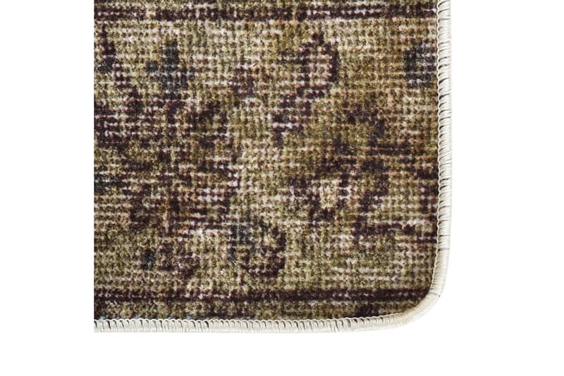 Matta tvättbar lappmönster 160x230 cm flerfärgad halkfri - Flerfärgad - Patchwork matta