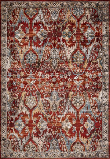 Matta Yelvi 100x150 cm - Röd/Beige - Textil & mattor - Mattor - Orientaliska mattor