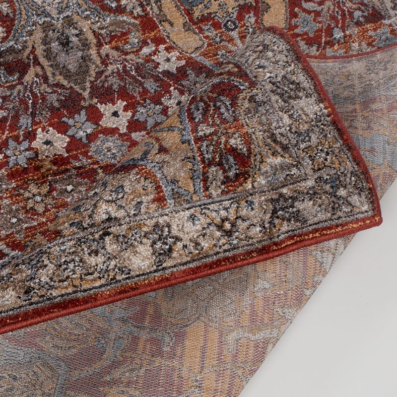 Matta Yelvi 135x190 cm - Röd/Beige - Textil & mattor - Mattor - Orientaliska mattor
