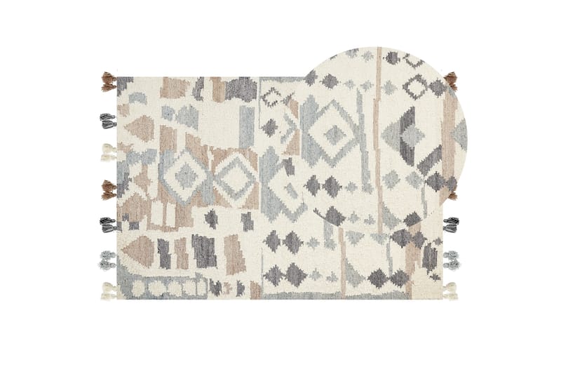 Mrgavet Kelimmatta 160x230 cm - Beige - Textil & mattor - Mattor - Orientaliska mattor - Kelimmattor