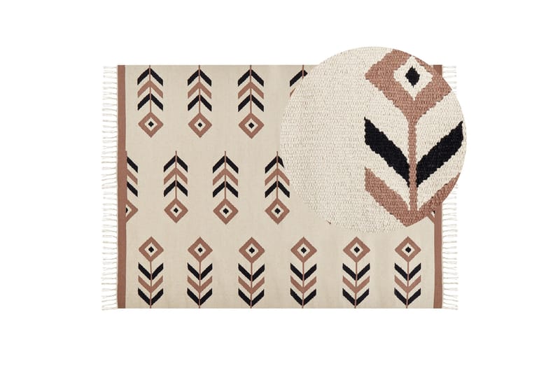 Niavan Kelimmatta 140x200 cm - Beige - Textil & mattor - Mattor - Orientaliska mattor - Kelimmattor