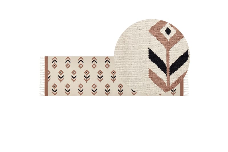 Niavan Kelimmatta 80x300 cm - Beige - Textil & mattor - Mattor - Orientaliska mattor - Kelimmattor