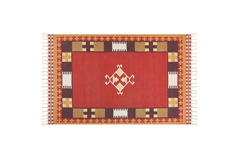 Parakar Kelimmatta 140x200 cm, Röd