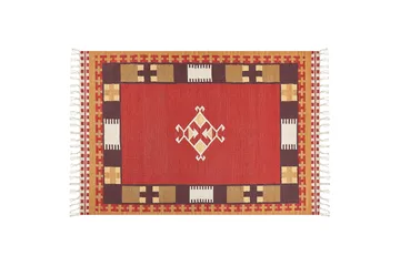 Parakar Kelimmatta 160x230 cm - Röd - Textil & mattor - Mattor - Orientaliska mattor - Kelimmattor