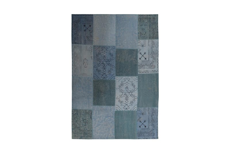 Gesslick Melfe Matta 120x170 cm Blå/Flerfärgad - D-Sign - Patchwork matta