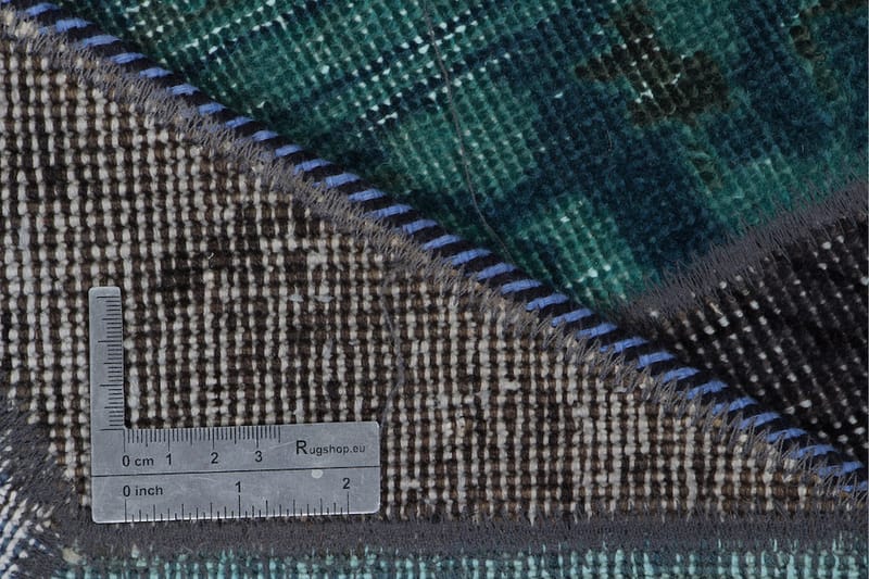 Handknuten Patchworkmatta Ull/Garn Flerfärgad 179x244cm - Patchwork matta - Handvävda mattor