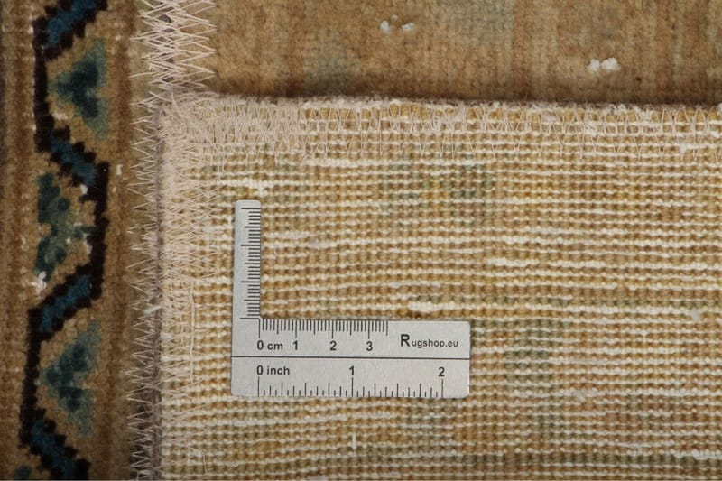 Handknuten Patchworkmatta Ull/Garn Flerfärgad 128x190cm - Patchwork matta - Handvävda mattor