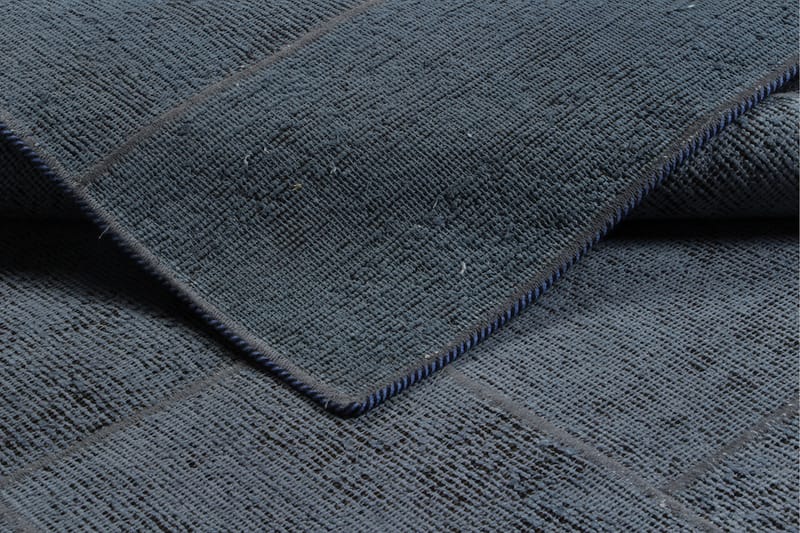 Handknuten Patchworkmatta Ull/Garn Flerfärgad 184x244cm - Patchwork matta - Handvävda mattor