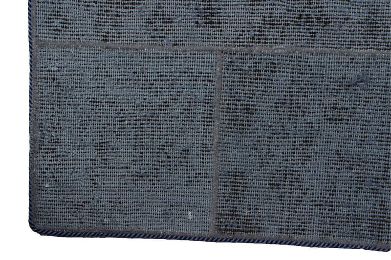 Handknuten Patchworkmatta Ull/Garn Flerfärgad 184x244cm - Patchwork matta - Handvävda mattor